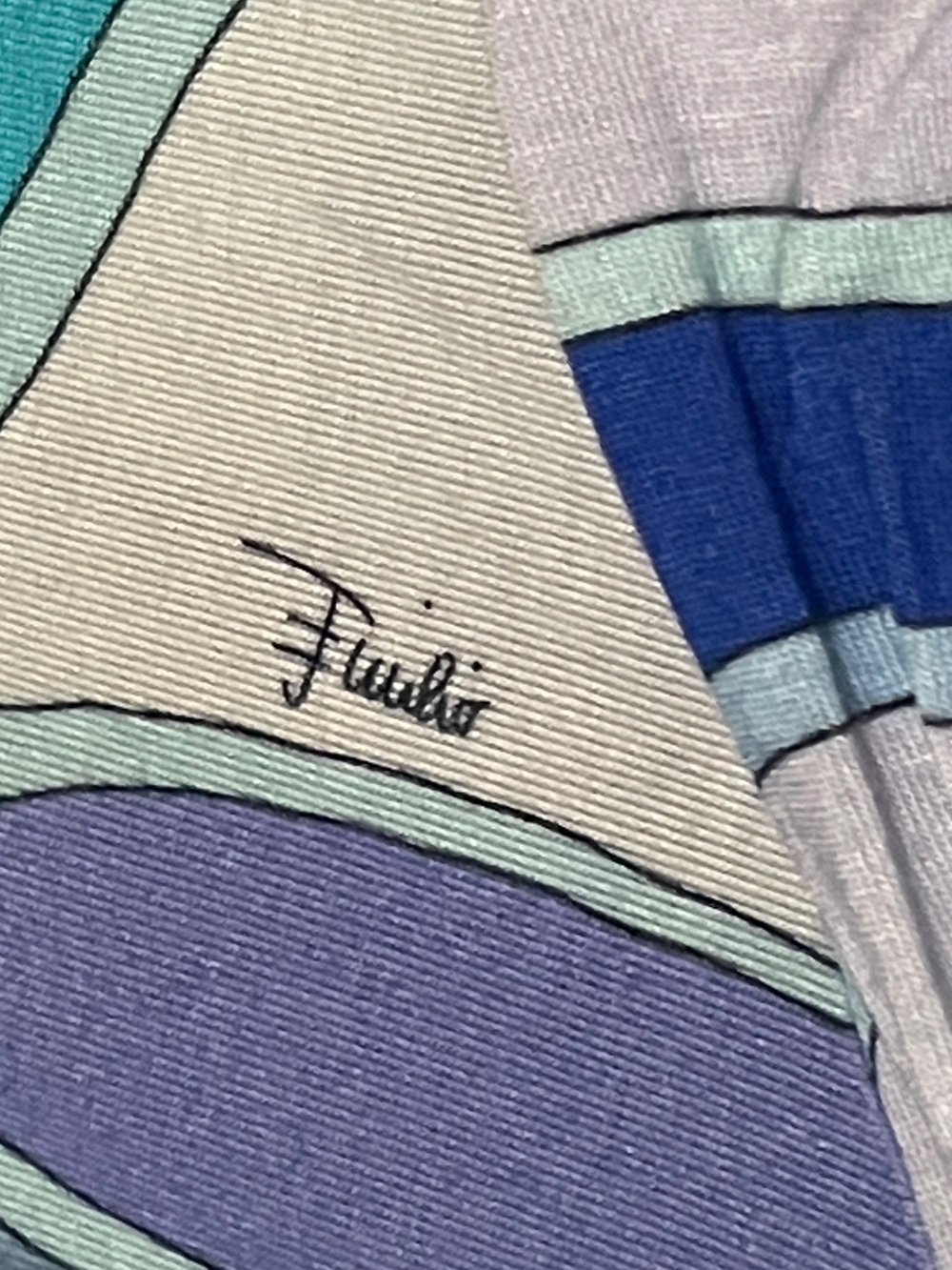 EMILIO PUCCI Swirl Print Cross Front Deep V Stretch Cotton Tank $1,940 40 US 10 - Picture 6 of 13